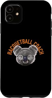 iPhone 11 Koalified Racquetball Coach Squash Funny Racquetball Player Case