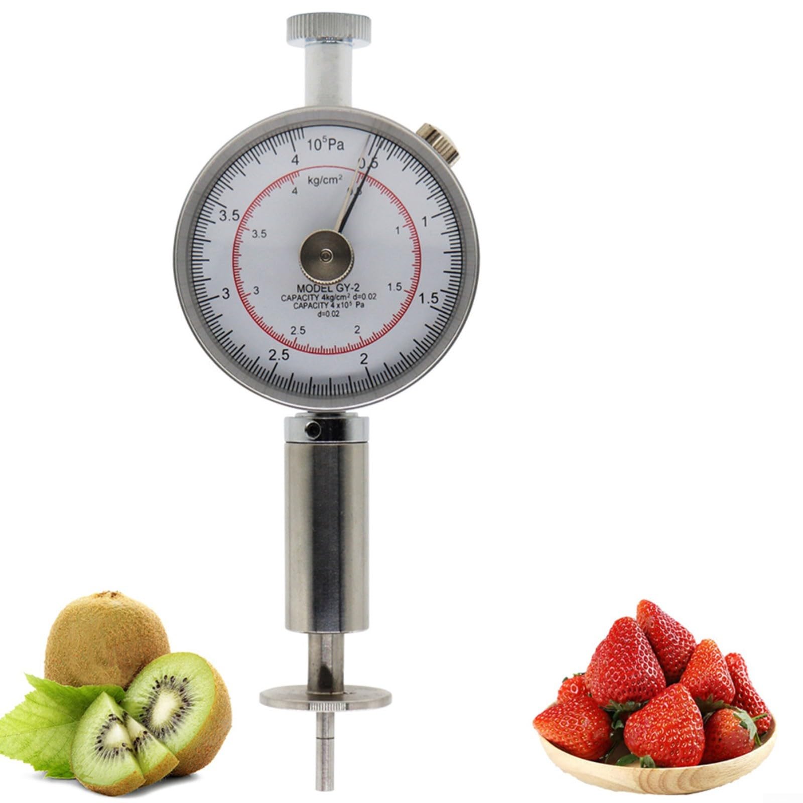 Sclerometro Gy-2 per misurare la durezza della frutta con memoria di picco, corpo in metallo, sonda da 3,5 mm per controllo maturità fragola, laboratorio agricolo, 1 confezione
