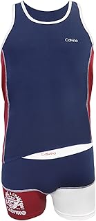 Calvino Mens Cotton Set Of 2 Pieces Sleeveless (Undershirt&Boxer Short) Underwear (pack of 1)