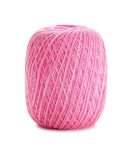 Circulo Clea Yarn – Crochet Thread Fine Size 10-100% Mercerized Brazilian Cotton (Pack Of 1 Ball) – 5.3 Oz, 1094 Yds (Ballerina - 9284) #TOP1