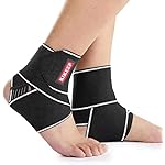 Candy Li Ankle Support,Adjustable Ankle Brace Breathable Nylon Material Super Elastic and Comfortable,1 Size Fits all, Suitable for Sports (Gray(1 Pair))