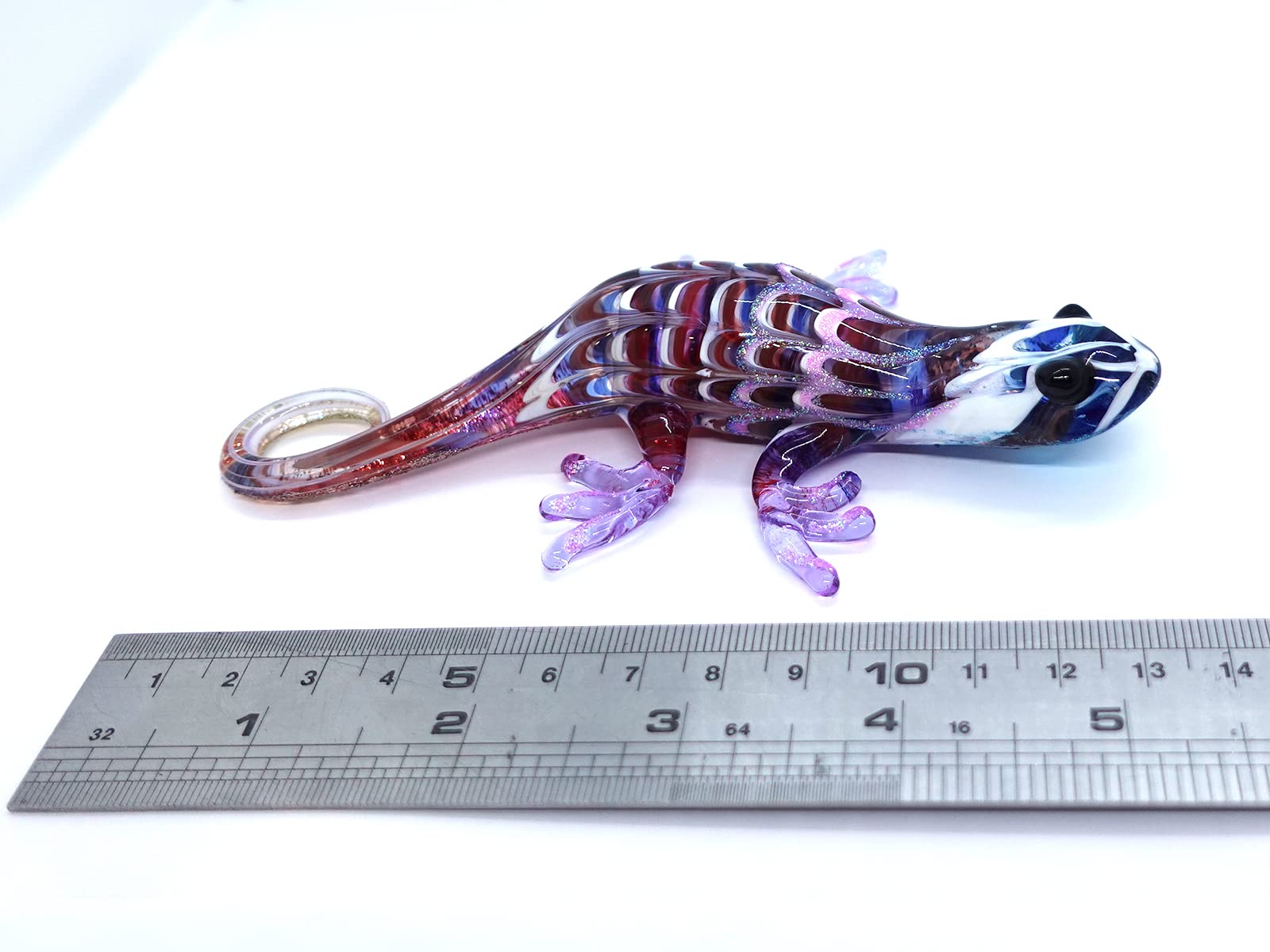 ヤモリの置物　ガラス製 Amazon.co.jp: Sansukjai ヤモリ ミニチュア 置物 動物 手描き