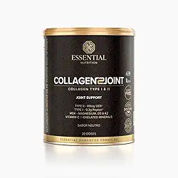 Collagen 2 Joint - Colágeno Tipo 1 e 2 + Vitamina C - Sabor Neutro 300g / 30 Doses - Essential Nutrition