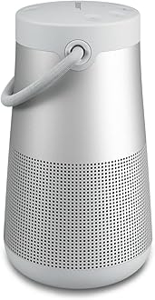 SoundLink Revolve+ (Series II) Bluetooth Speaker, Portable Speaker with Microphone, Wireless and Water Resistant with 360 Degree Sound, Long Lasting Battery and Handle, Silver