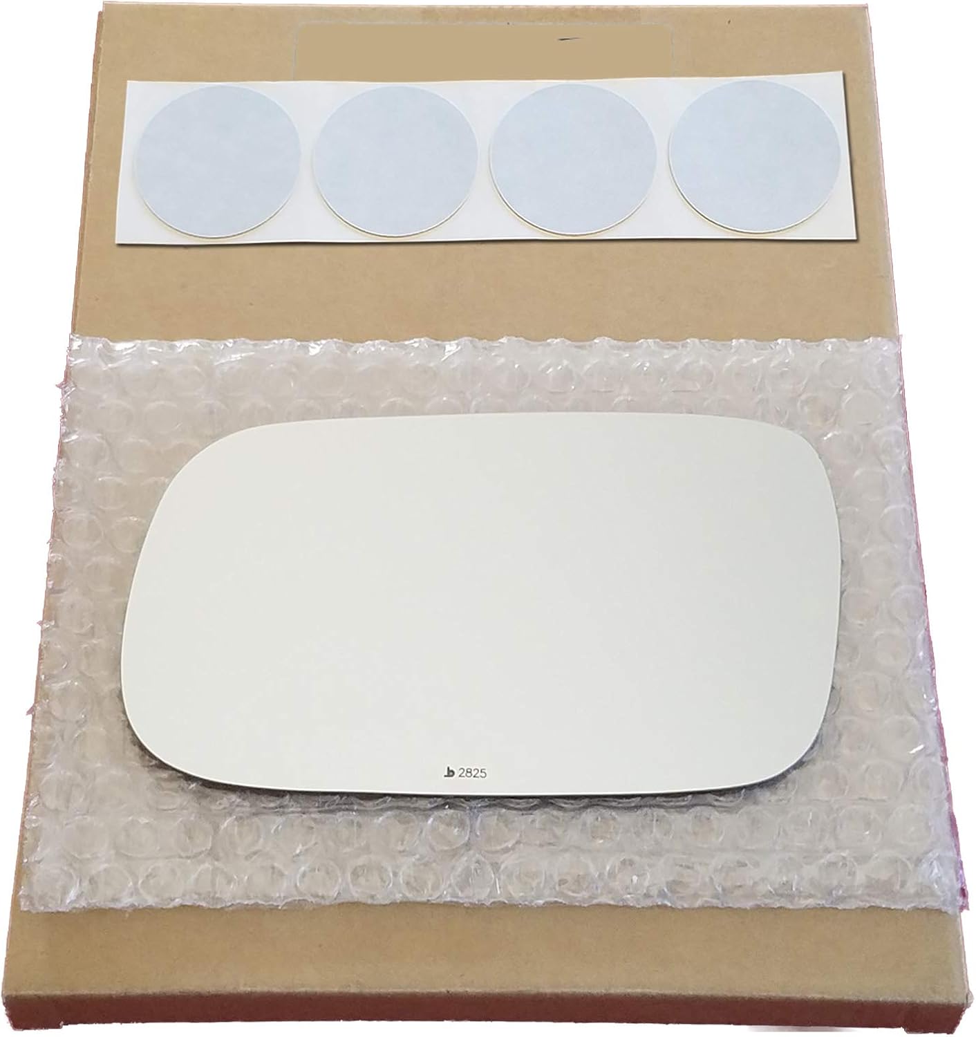 Mirror Glass Replacement + Adhesive Pads for 1997-2007 Subaru Impreza Driver Side (1998 1999 2000 2001 2002 2003 2004 2005 2006 97 98 99 00 01 02 03 04 05 06 07)