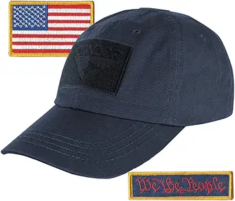 We The People & USA Tactical Patch with Condor Operator Cap Bundle