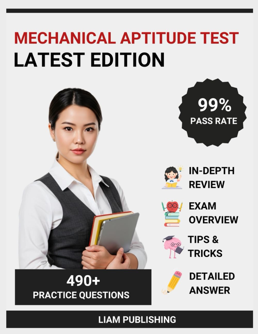 Mechanical Aptitude Test Study Guide 2025-2026 Edition: Complete Test Prep, Comprehensive Review with 7 Full-Length Practice Tests, Test-Taking ... ASVAB, and Ramsay Mechanical Aptitude Exams