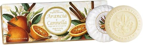 Saponificio Artigianale Fiorentino Sabun 3x100 Gr - Orange And Cinnamon