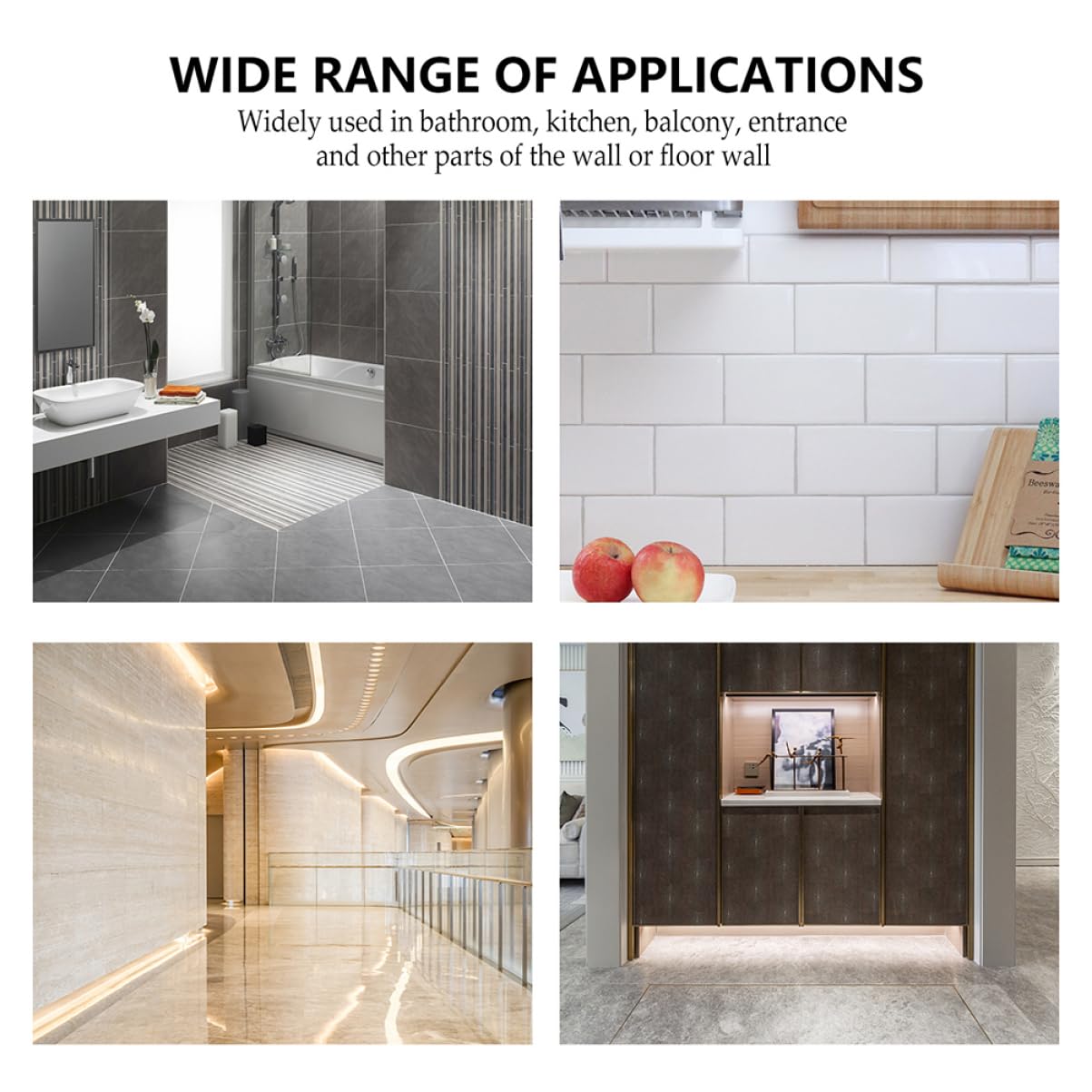 MUCKLILY 10pcs Stainless Steel Square Washers Industrial Square Flat Washers for Bolts