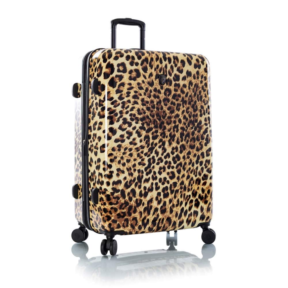 Heys America Leopard 30-Inch Hardside Spinner Luggage (Brown Leopard)