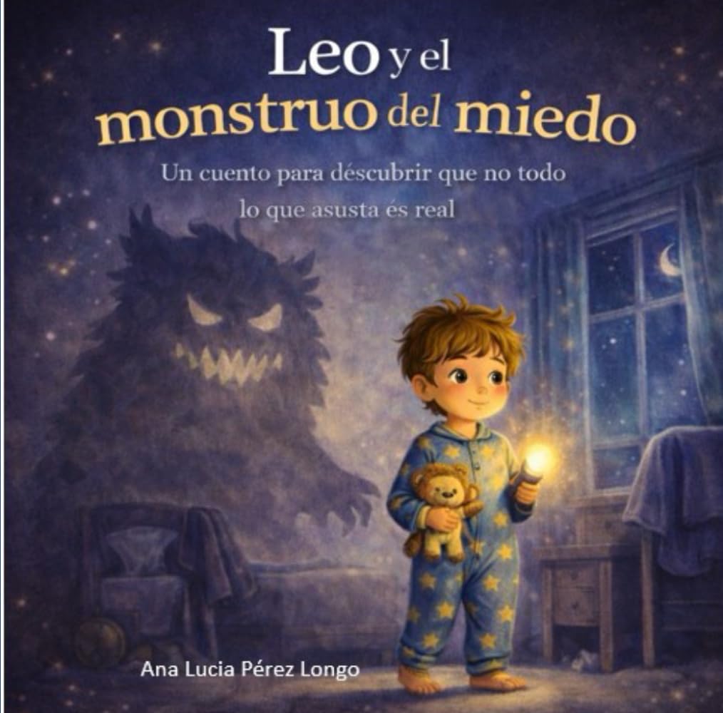Leo y el mounstro de miedo: Un cuento para niños de 4 a 8 años, sobre el miedo, la valentía y la imaginación