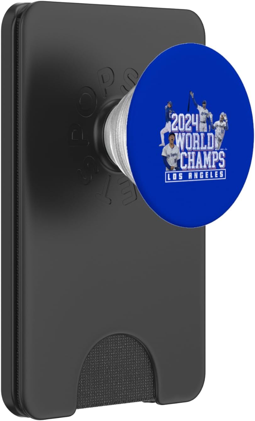 2024 World Champs – LA Team 4 Players – Los Angeles Baseball PopSockets PopGrip for MagSafe