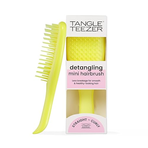 Vista 10 de Tangle Teezer Cepillo desenredante definitivo, elimina nudos y reduce la rotura, mini cepillo de pelo para viajes, manos pequeñas y todo