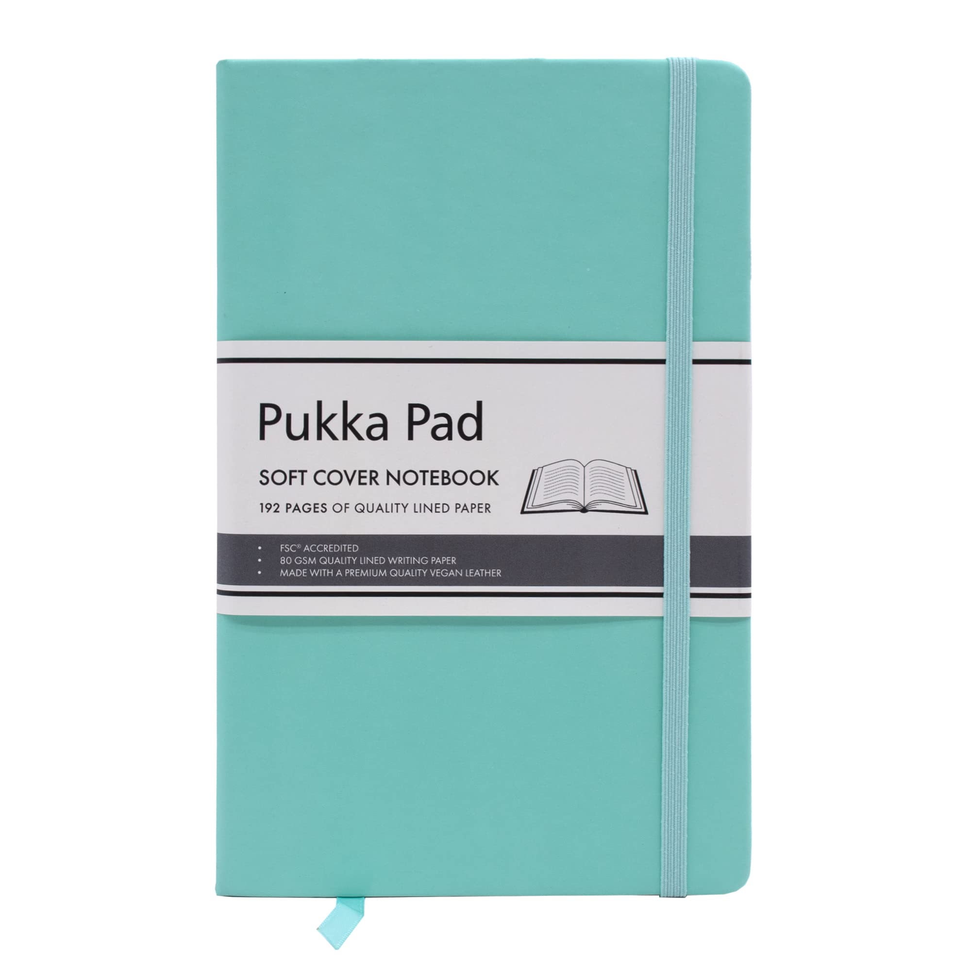Pukka Pad, Soft Cover Notebook, 192 Pages of 80GSM Acid-Free Quality Lined Paper