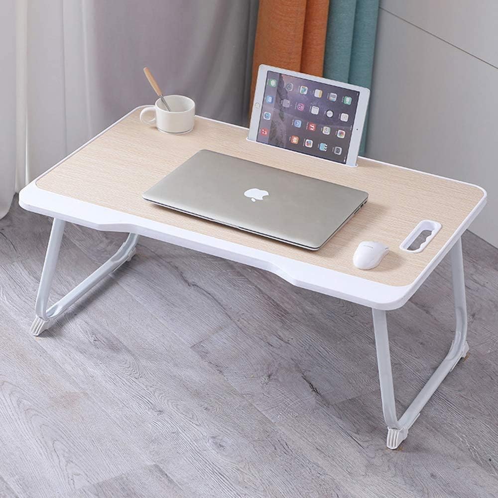 Amаzоn Crаzу 🔥 Dеаlѕ Laptop Bed Tray Table - Foldable Laptop Desk for Bed and Sofa, Portable Lap Desk with Handle for Eating Breakfast, Reading Book, Watching Movie on Bed/Couch (Wood) Blасk Frіdау Clеаrаnсе Laptop Bed Tray Table - Foldable Laptop Desk for Bed and Sofa, Portable Lap Desk with Handle for Eating Breakfast, Reading Book, Watching Movie on Bed/Couch (Wood)