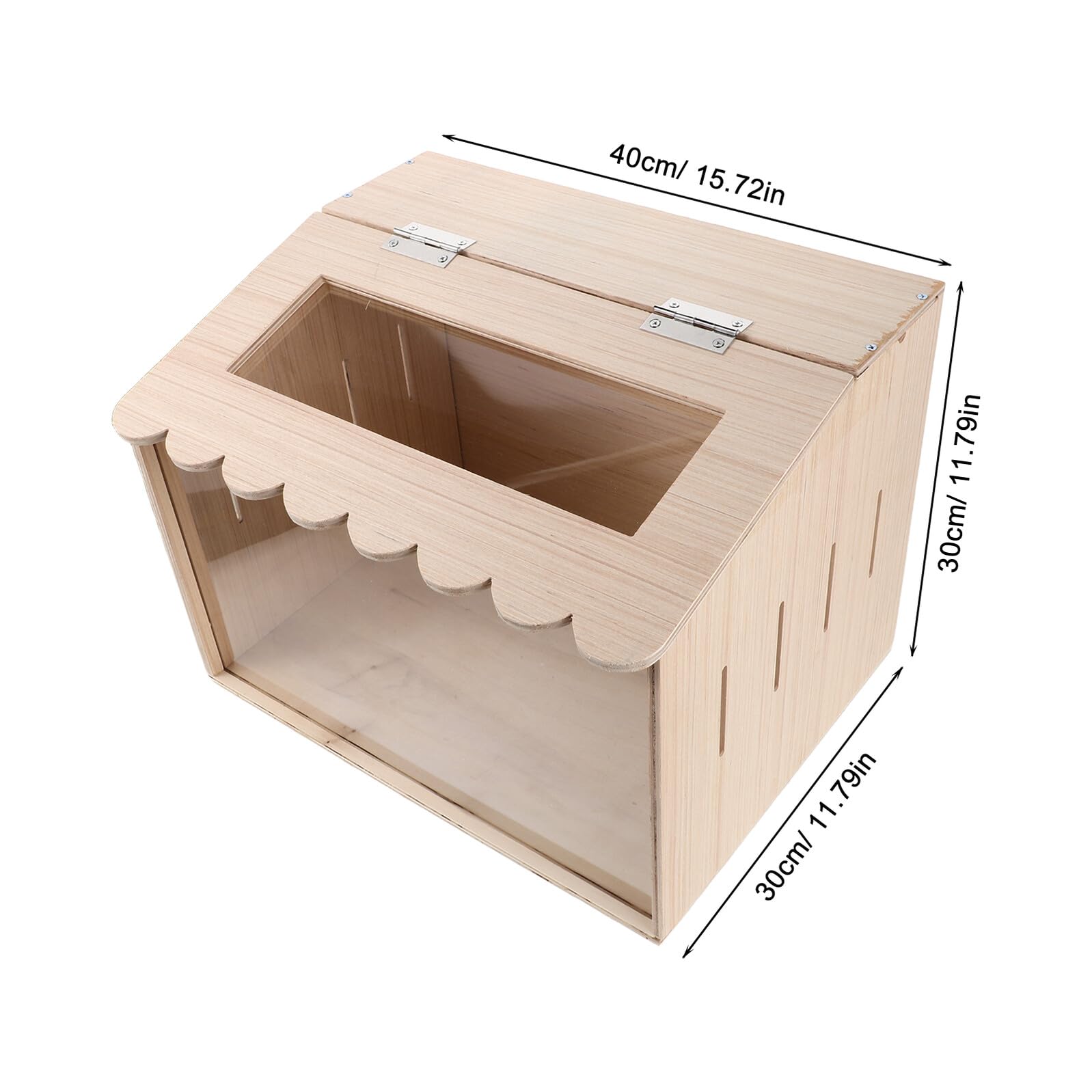 SHOWERORO Caja Calentadora para Pollitos y Codornices Pequeña 40X30X30 CM Criadora Electrónica Beige Control de Temperatura Constante para Incubar Huevos y Aves Interiores