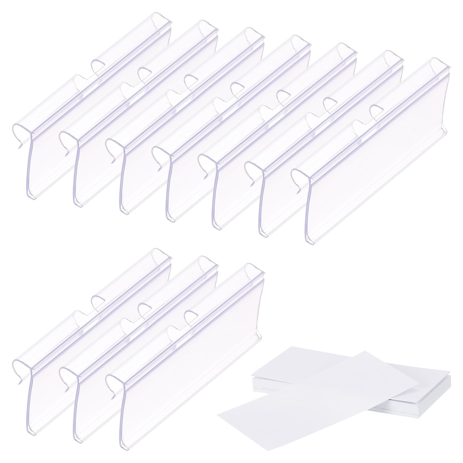 PATIKIL 50 Pcs Wire Shelf Label Holder