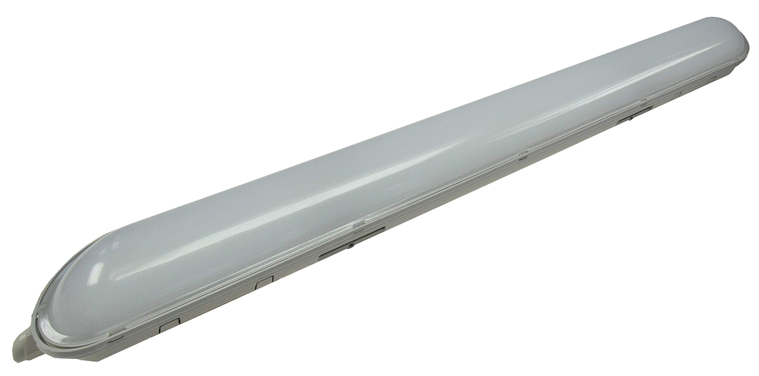 ChiliTec LED Deckenleuchte Feuchtraumleuchte mit Durchgang IP65 230V Wannen Leuchte - Beleuchtung Nass Raum Garage Carport Keller Neutralweiß - Länge 120cm
