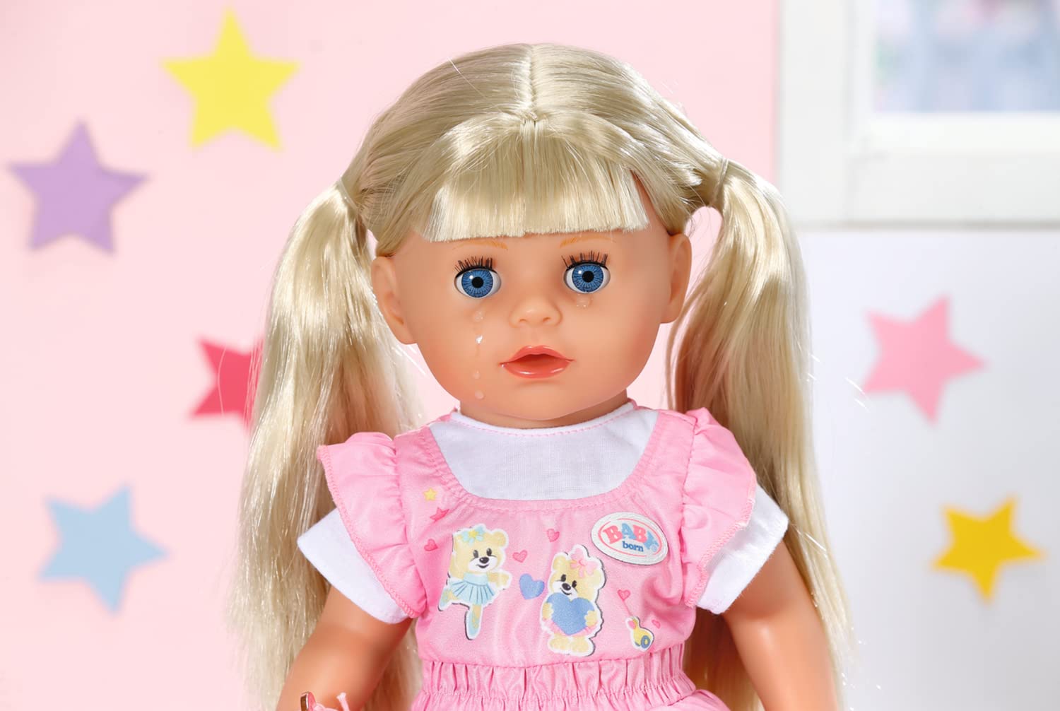 BABY Born Kindergarten Little Sister 36cm, Puppe mit Haaren und Funktionen ohne Batterie, inkl. Zubehör, für Kinder ab 3 Jahren, 36 cm große Puppe, 834916 Zapf Creation