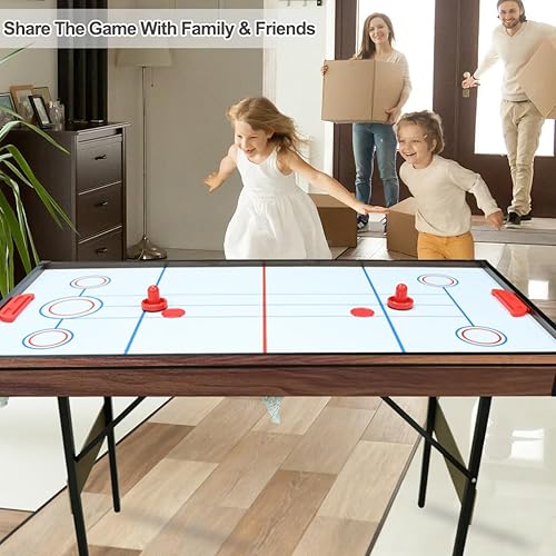 Miniatura 6 de KAKIBLIN Juego de mesa de billar plegable, mesa de billar portátil, mesa de juego de billar con todos los accesorios, montaje simple