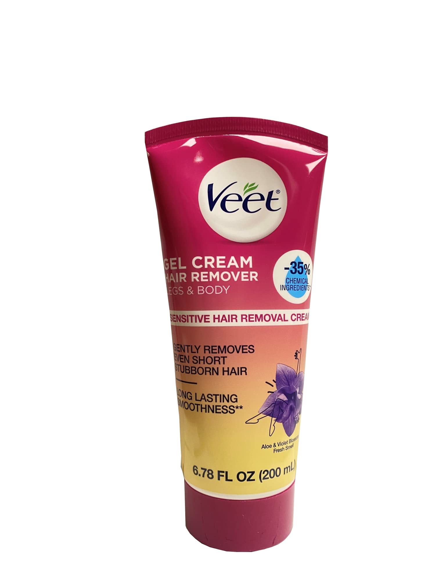 Fast Acting Gel Cream Hair Remover Veet Hair Remover Women 6.78 oz (Pack of 7)