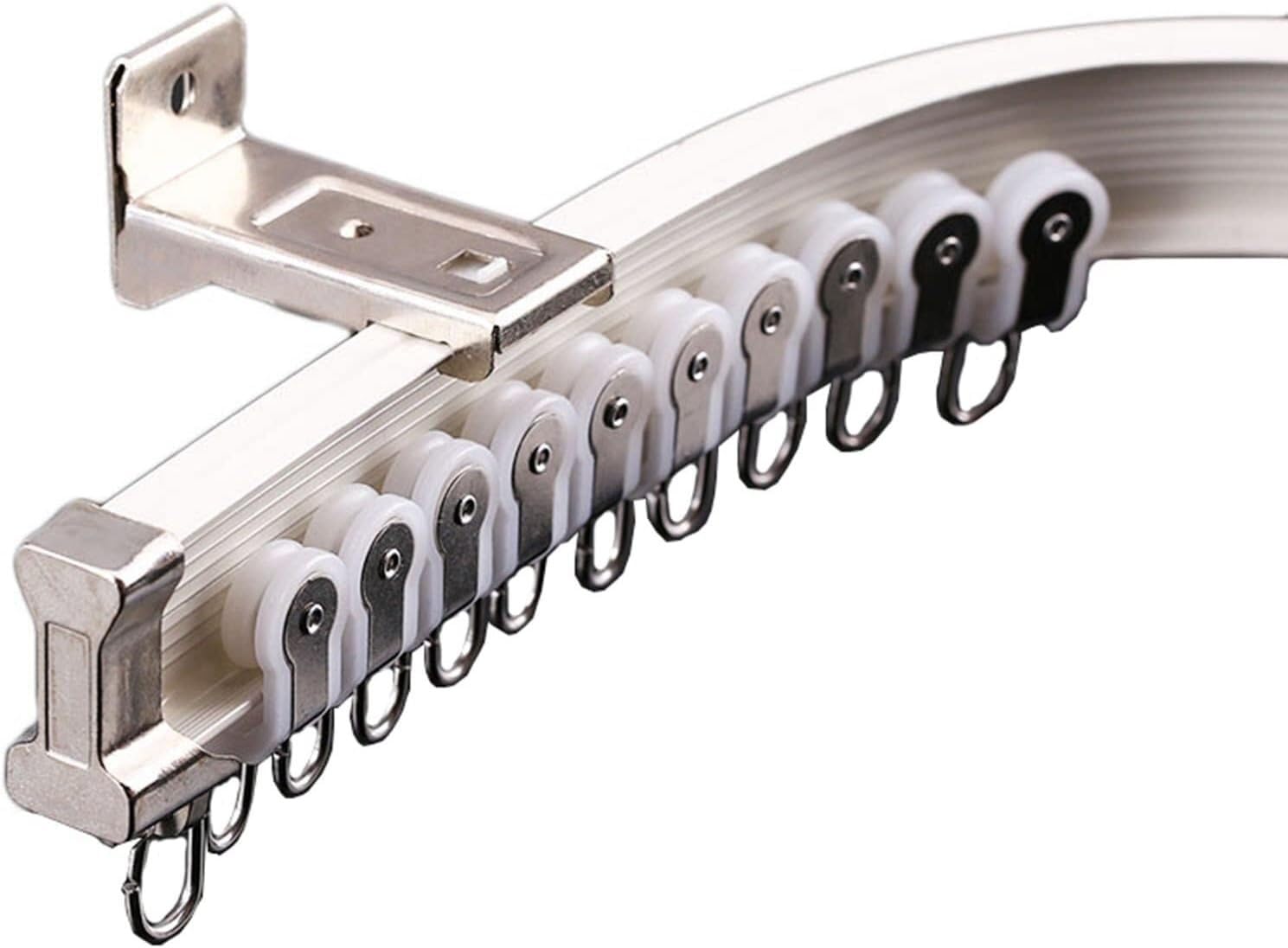 Soporte de metal para cortina de techo y separador de ambientes en oficinas y hogares