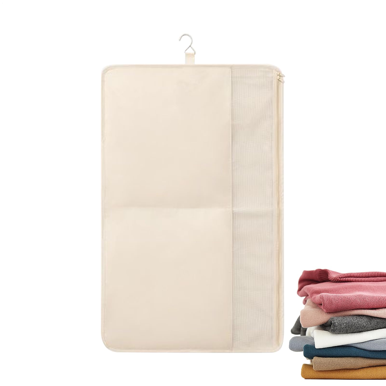 Fundas para ropa grandes organizador de armario plegable con compartimentos