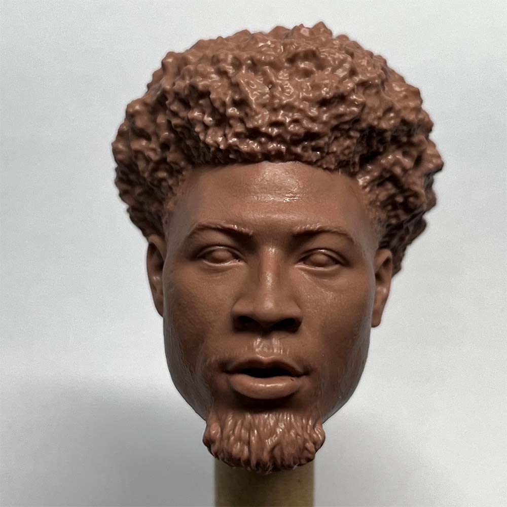 Sculpture de tête masculine 1/6 AMITD aux détails réalistes pour corps de soldat européen A