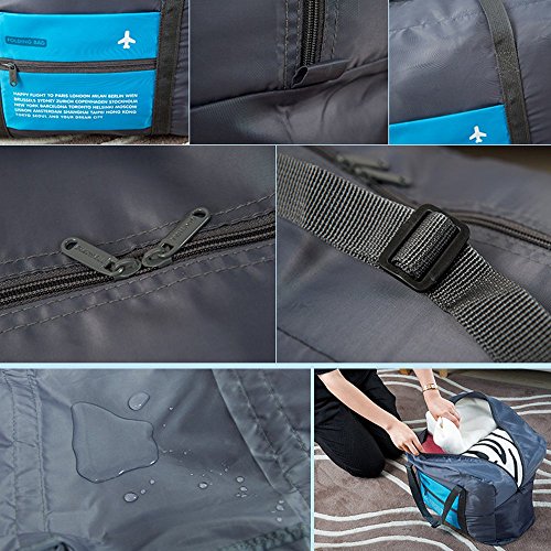 Travel Bag Lightweight Duffel Gym Bag Waterproof Foldable Portable Luggage Bag Men Women (32L, Orange)