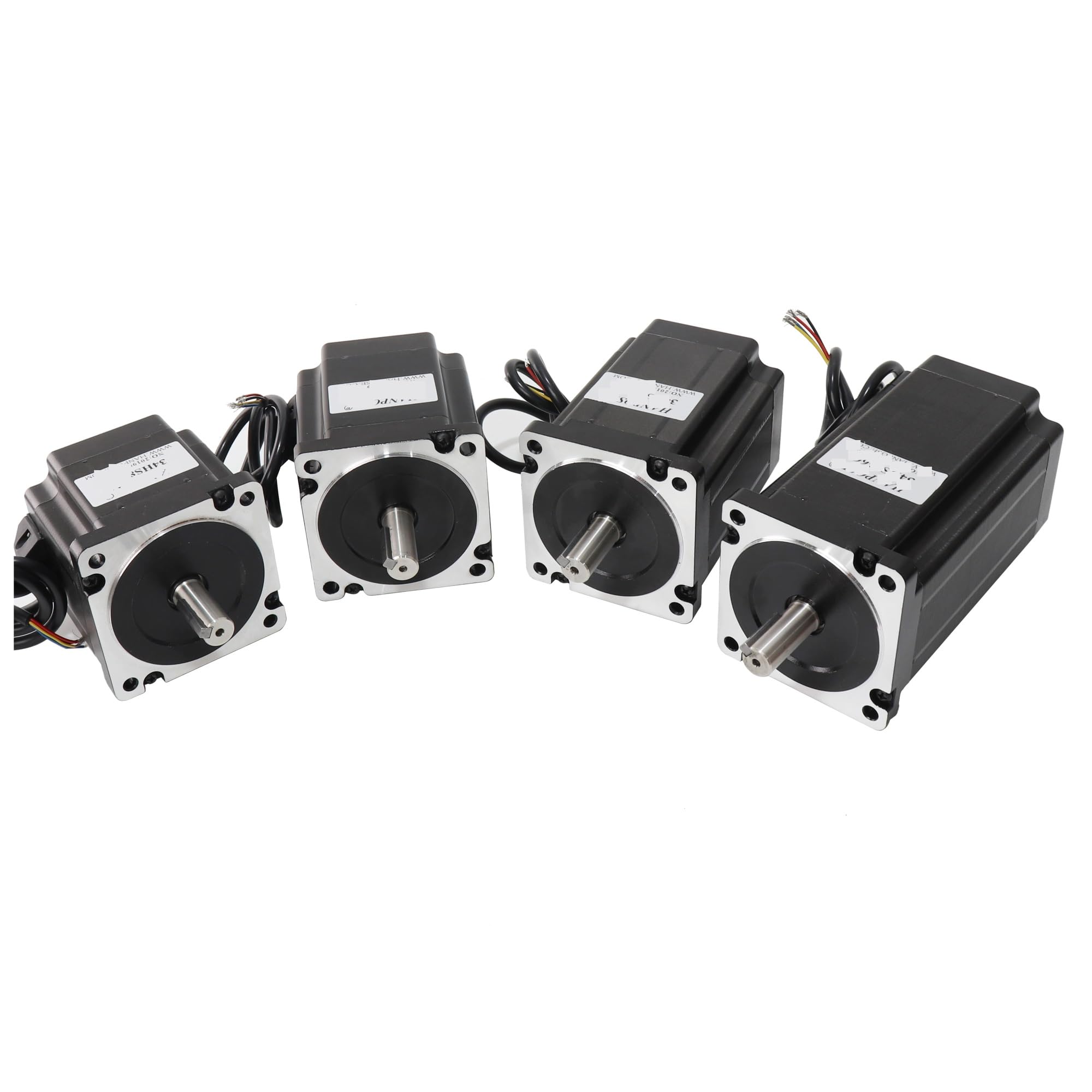 moteur pas a pas Moteur pas à pas 2 phases 34HS8040 9850 34HS11860, 6,0a, 8.0 Nm D-14MM, Machine à graver CNC NEMA 34, moteur pas à pas CNC à couple élevé (Size : 34HS9850)