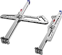 Enkreefi Foldable Drywall Cutter: Adjustable 1.5-61cm Gypsum Board Tool, Aluminum Hand Push with 6 Blades & Precision Bearings