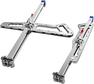 Enkreefi Foldable Drywall Cutter: Adjustable 1.5-61cm Gypsum Board Tool, Aluminum Hand Push with 6 Blades & Precision Bearings