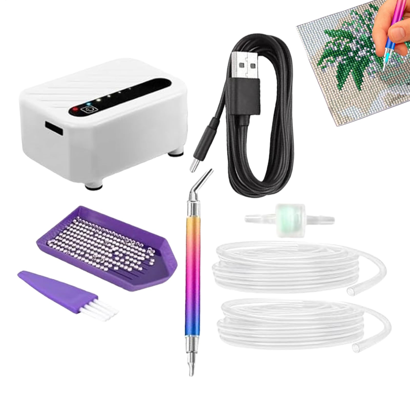 Stylo de perçage électrique pour peinture rechargeable outil léger adulte