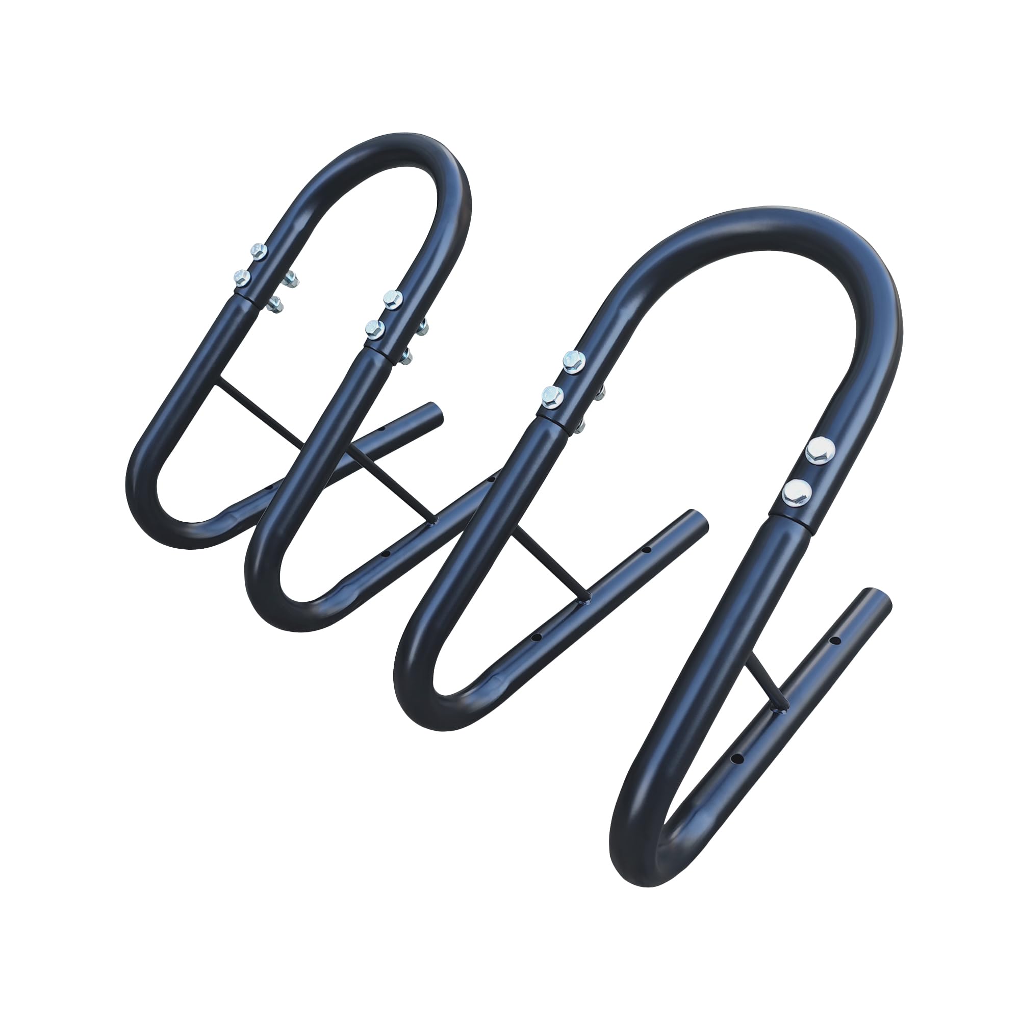 MotoProducts 4 Bolt No Wobble Heavy Duty Wheel Chock Motorcycle Dirt Bike Wheel Chock 6.5'' Wide 2 Pack