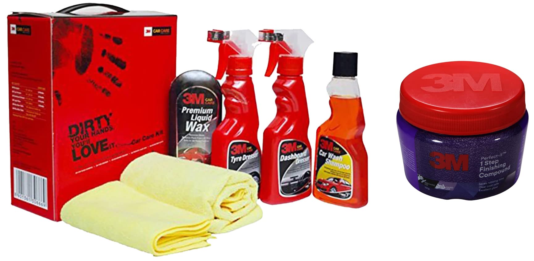 3M Small Car Care Kit & IA260165237 Perfect-It 1-Step Finish Compound (100 g)-image-9