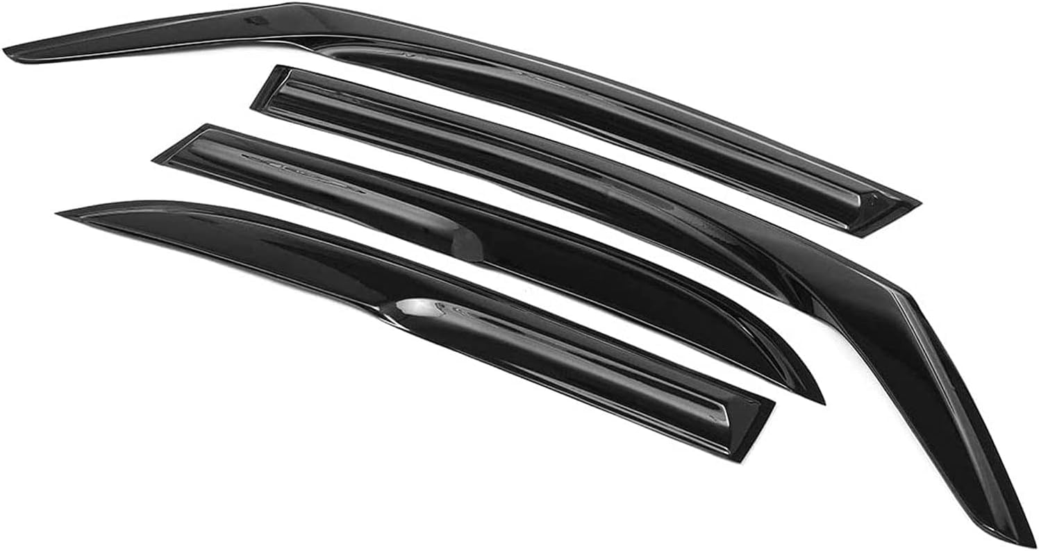 Fengxh Normal 4Pcs Smoke Tint Car Window Deflectors For Suzuki Sx4 Hatchback 2007-2012