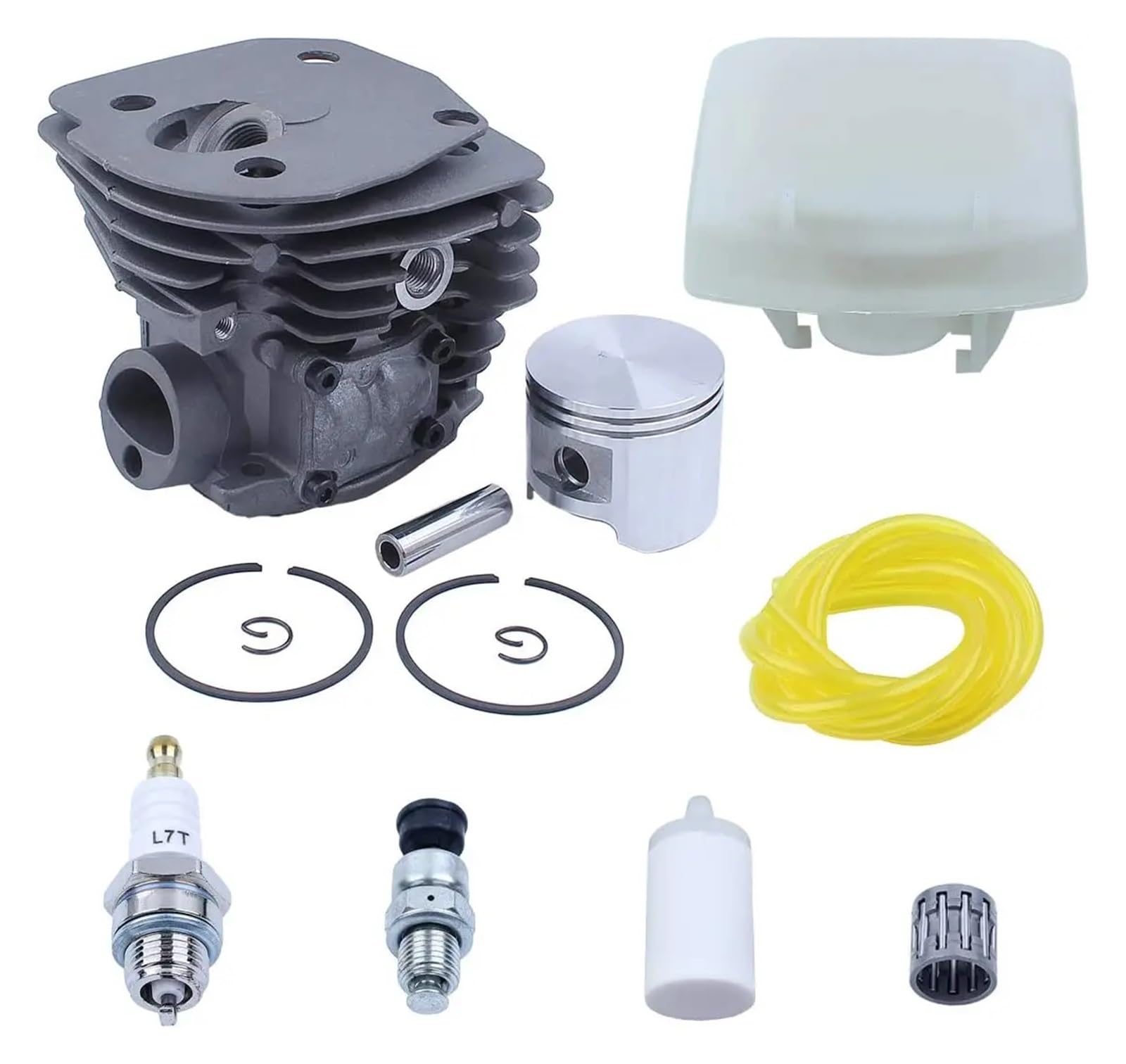 Kit de Motor con Interruptor de Filtro de Aire y pistón de Culata de 45 mm, Compatible con motosierras 353, 351, 350, 346, 346XP, 345 y 340.