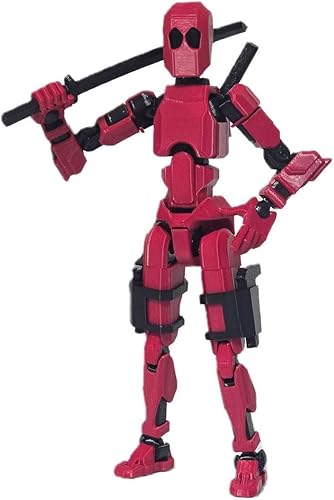 Miniatura 21 de Figura de acción T13 de montaje completa, figura de acción impresa en 3D de Titan 13, figura de juguete impresa en 3D Titan13, muñeco ensamblado 13