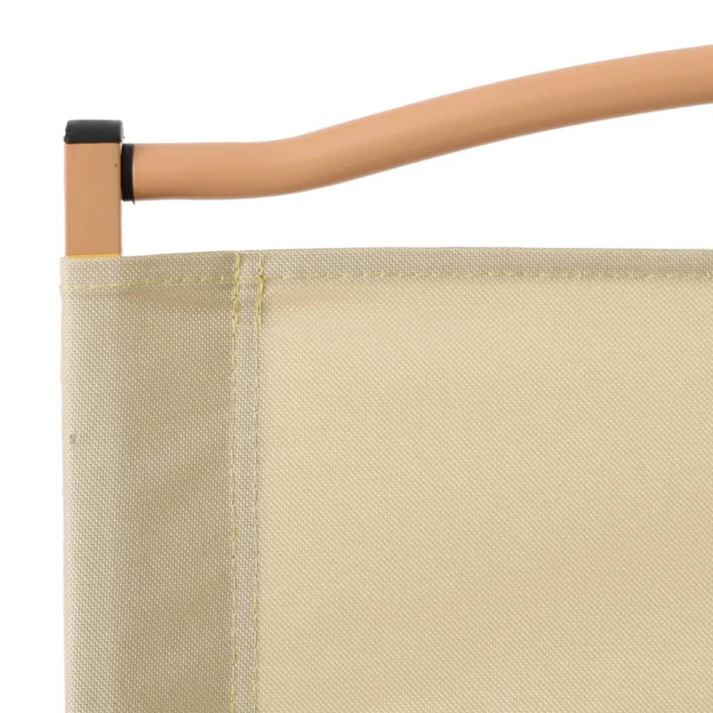 Campingstühle 2 STK Beige Klappbar 54x55x78 cm Oxford-Gewebe wetterfest Outdoor Gartenstuhl Balkonstuhl mit Armlehne und leichtem Stahlrahmen für Picknick und Camping