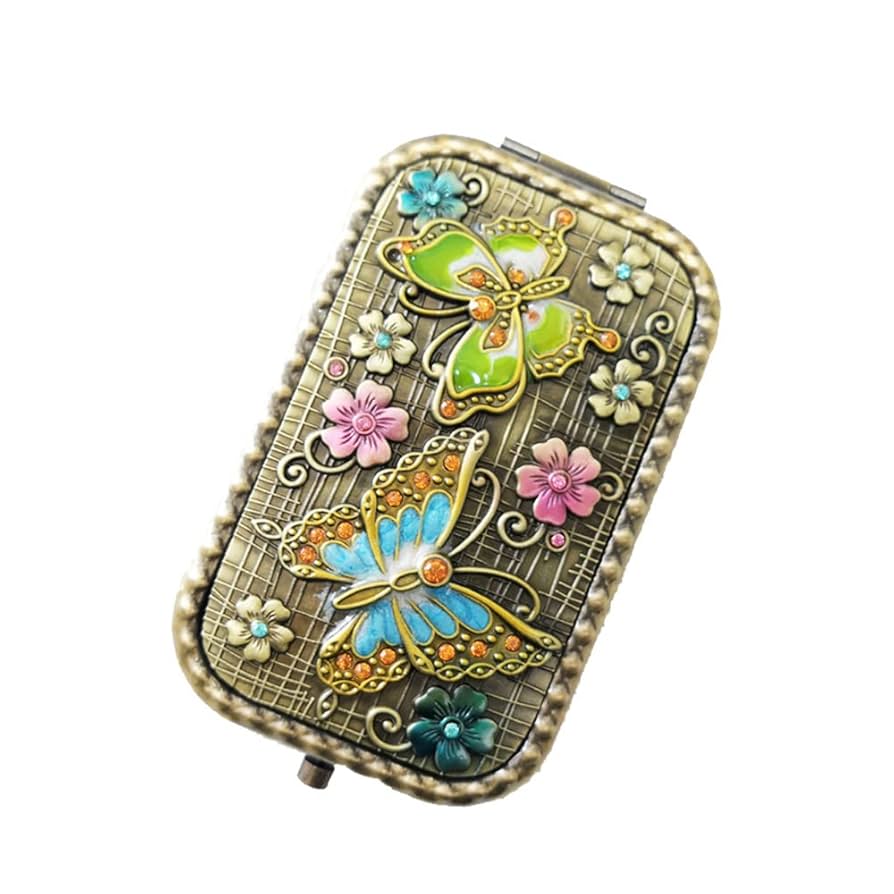 Amazon | HOHOUNCSY アンティーク調 手鏡 コーム セット