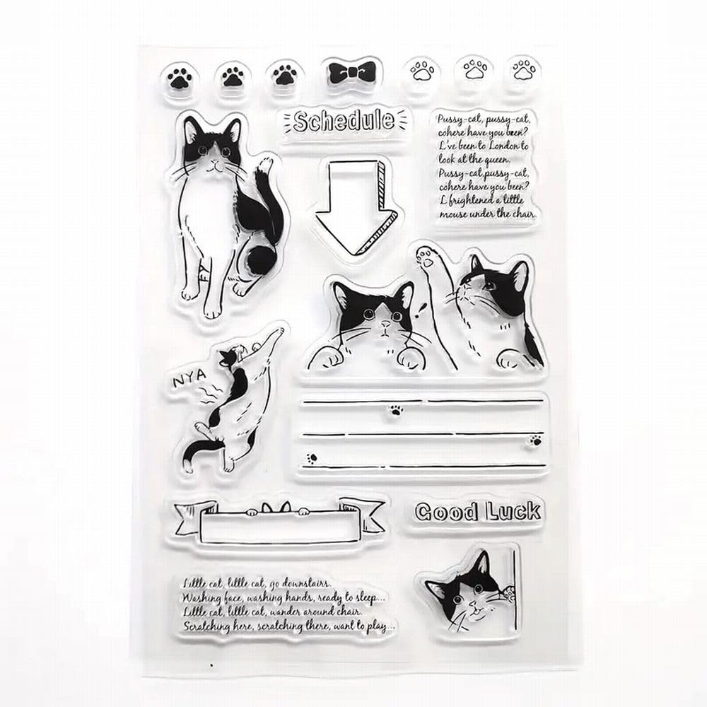 アメリカ製 輸入ラバースタンプ マウント済 『 ワゴンに乗った猫』 アメリカ製 輸入ラバースタンプ マウント済 『 ワゴンに乗った猫』