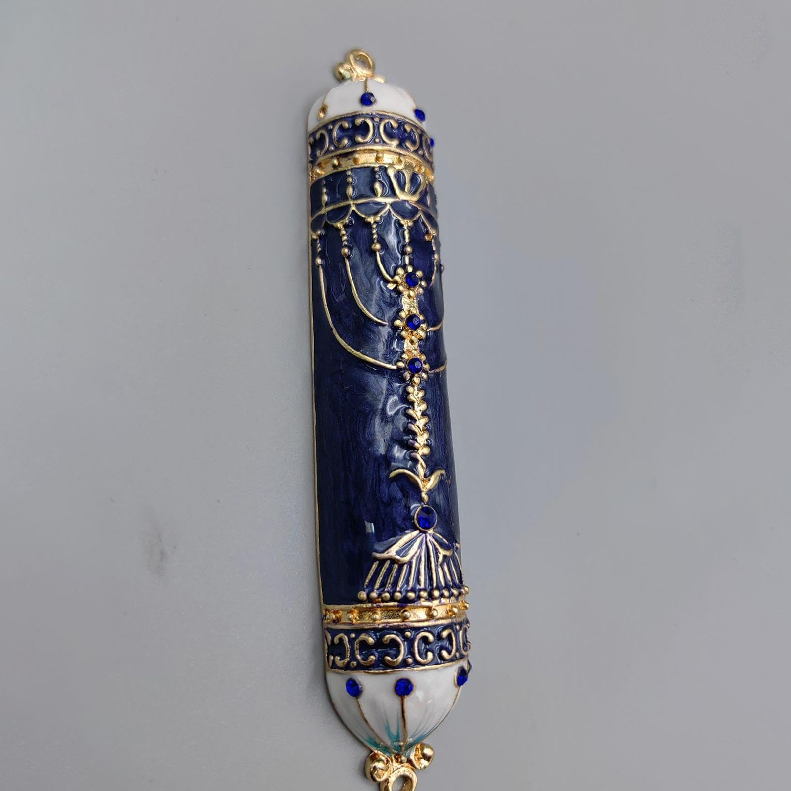 rockible Funda judía Mezuzah para decoración de Puerta Delantera, bendición del hogar Hecha a Mano para Regalo de inauguración de la casa, 17x2.8x1.5 cm