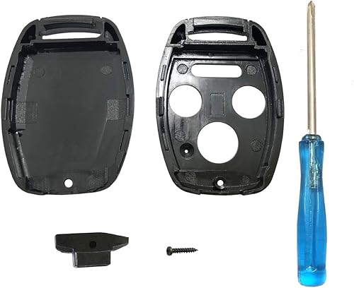 Miniatura 8 de Funda de repuesto para llavero de entrada sin llave sin necesidad de corte, compatible con Honda Accord Civic 2003-2012 CR-V Pilot 2005-2006 Pilot