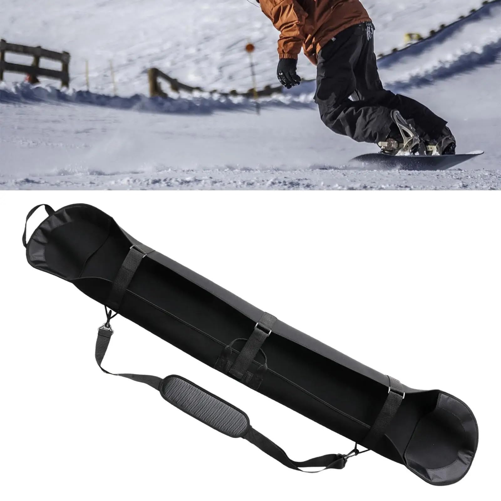 Torba na deskę narciarską Torby na narty Torba snowboardowa z paskiem Torba na narty Pokrowiec na snowboard do jazdy na deskorolce Narciarstwo Zimowe łyżwy