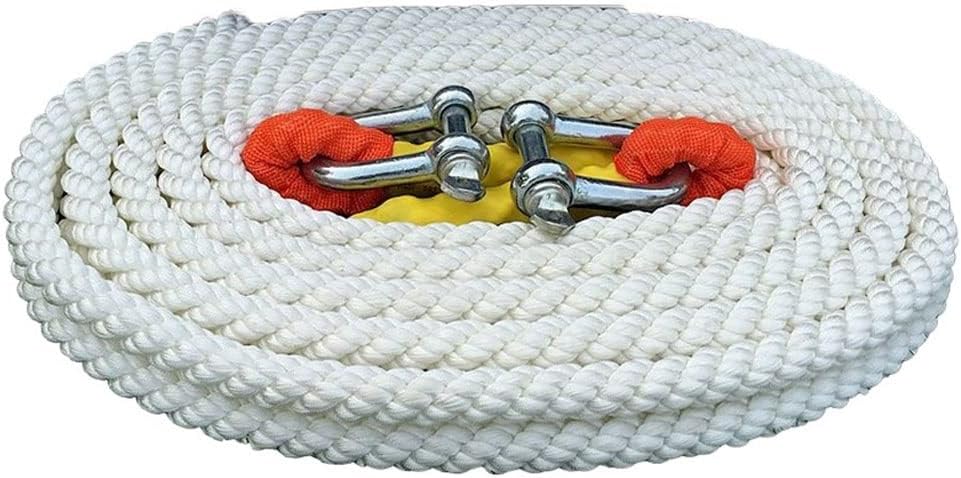 Tow Rope Heavy Duty 4x4, Tow Rope with Hook, 7m(23ft)/5t (11,000 Lb), Tow Strap High Strength, Road Recovery Towing Cable Winch Belt, for Towing Cars, Vans and Agricultural(4m)