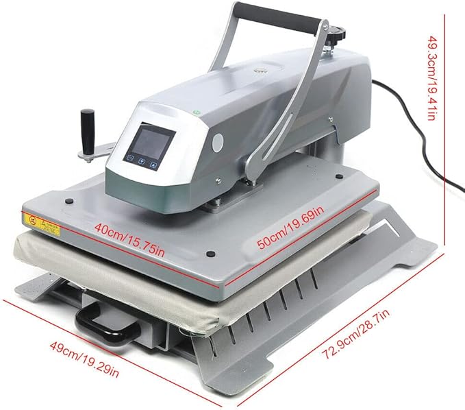 Prensa de Calor Magnética Semiautomática 16x20 Pulgadas - Sublimación Digital 5 en 1 miniatura 9
