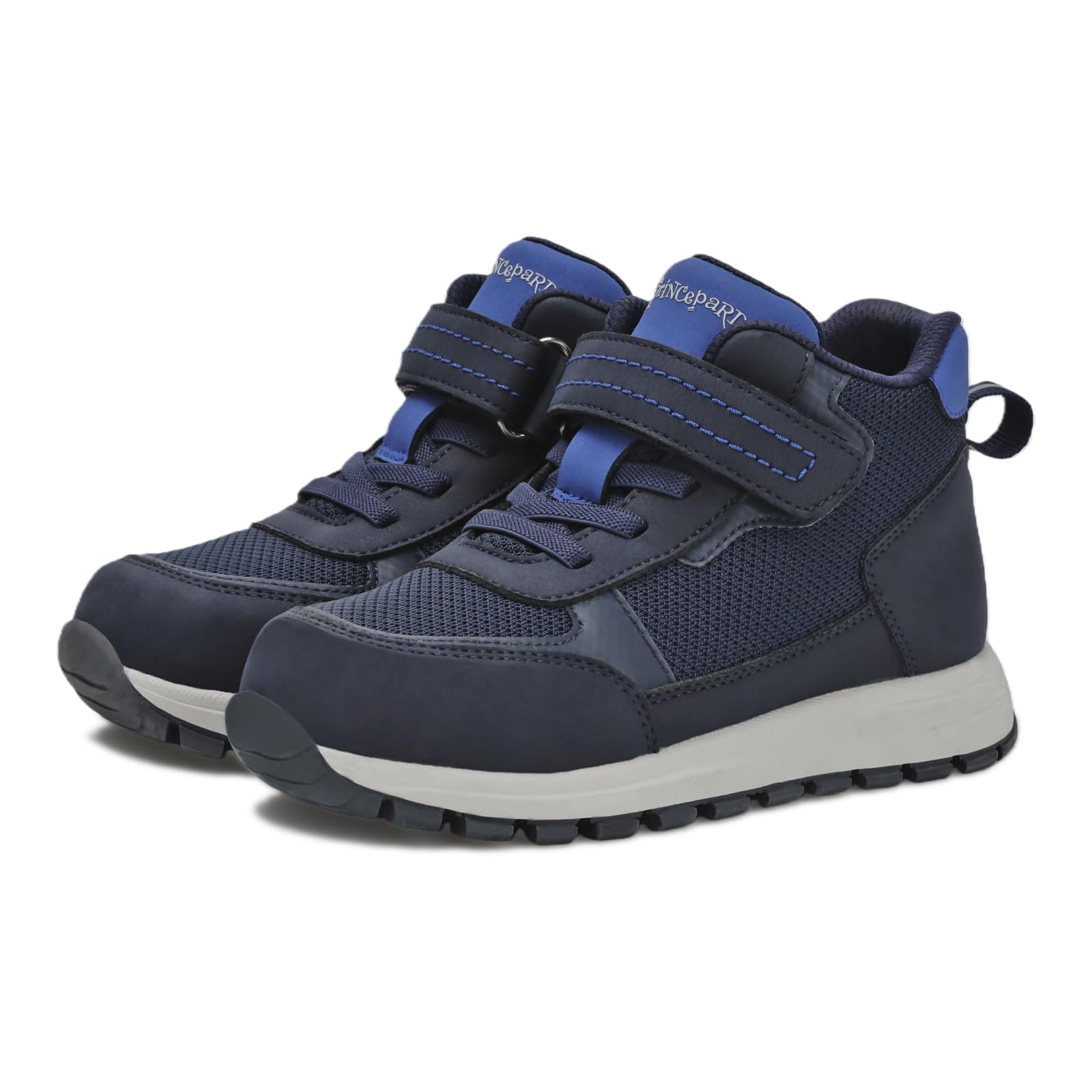 princepard Zapatos ortopédicos para niños pequeños con soporte de arco y tobillo, tenis correctivos de malla transpirable