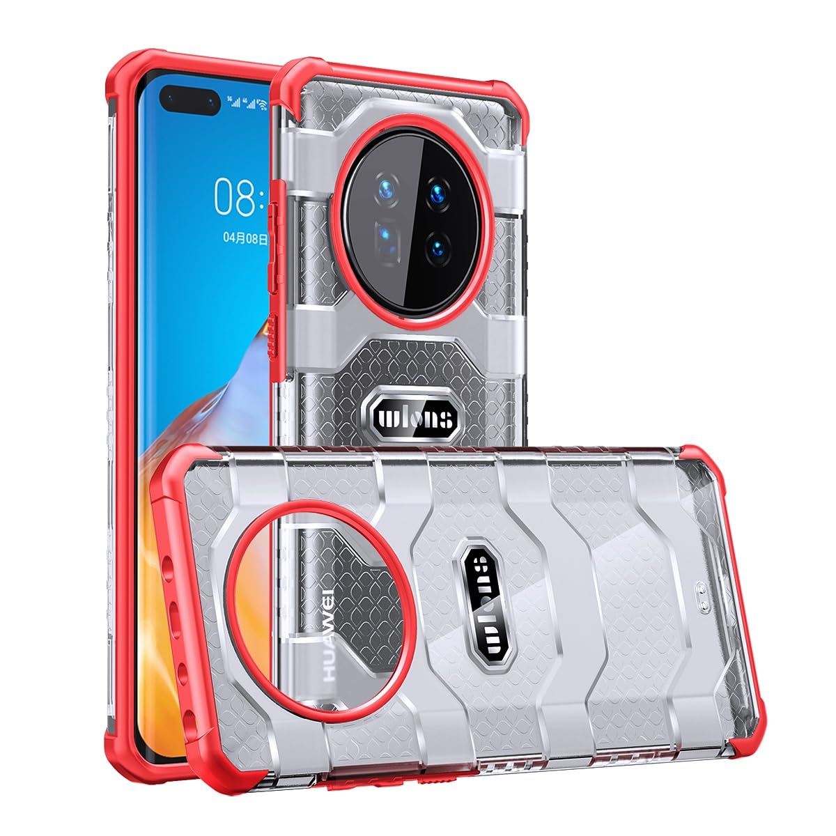 Coque Huawei Mate40 Pro intégrale rigide résistante chutes polycarbonate Rosso - 8