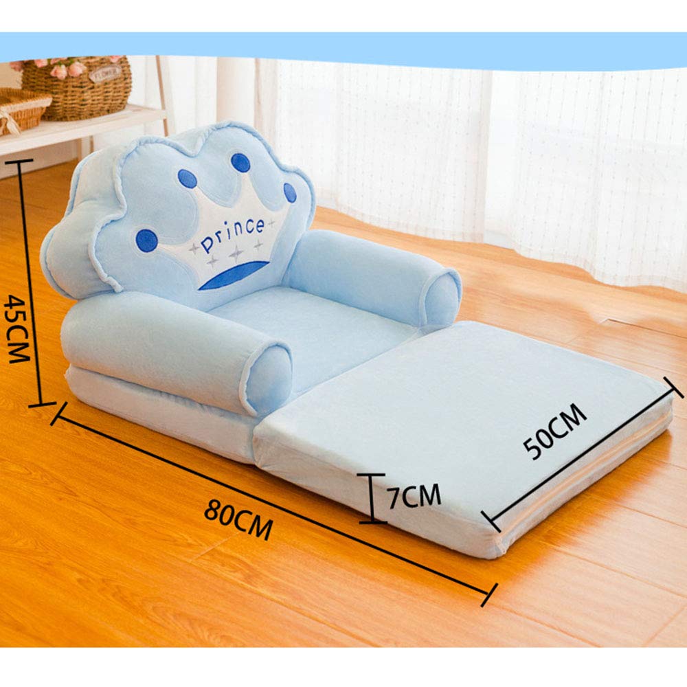 Kindersofa Rosa Krone Falten Sofa Waschbar Plüschtiere Babysitz Kindergarten Schemel Multifunktion Stuhl Kindermöbel Haus Dekoration Kindertag Geburtstag Weihnachts Geschenk,Rosa