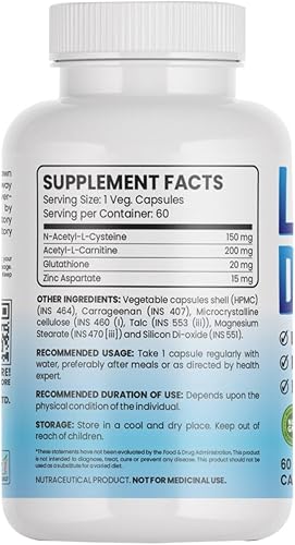 Miniatura 2 de ROYAL SWAG Paquete de 60 cápsulas de limpieza pulmonar y desintoxicación - Suplemento de apoyo respiratorio natural para fumadores y no fumadores